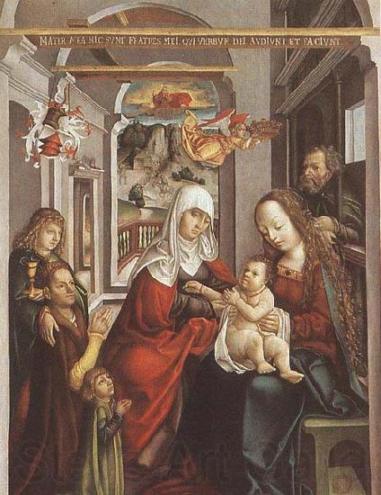 unknow artist Saint Anne with the Virgin and the Child France oil painting art